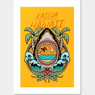 KAILUA HAWAII T-SHIRT Posters and Art